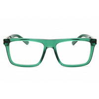 Gucci Men's Eyeglasses - Green Acetate Square Full Rim Frame Clear Lens | GG1504O 007 ,