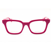 Gucci Women's Eyeglasses - Red Injected Propionate Square Shape Frame | GG1728O 004 ,