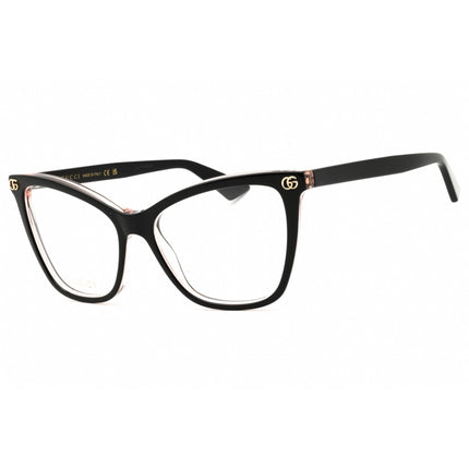 Gucci Women's Eyeglasses - Black Acetate Cat Eye Shape Full Rim Frame | GG1817O 003 ,