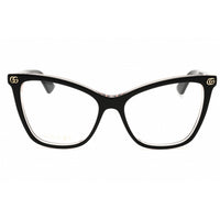 Gucci Women's Eyeglasses - Black Acetate Cat Eye Shape Full Rim Frame | GG1817O 003 ,