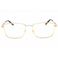 Gucci Men's Eyeglasses - Gold Metal Square Full Rim Frame Clear Lens | GG1882O 002 ,