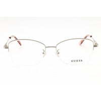 Guess Women's Eyeglasses - Cat Eye Shiny Light Nickeltin Metal Frame | GU2888-D 010 ,