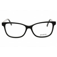 Guess Women's Eyeglasses - Rectangular Shape Shiny Black Acetate Frame | GU2943 001 ,
