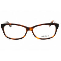Guess Women's Eyeglasses - Rectangular Shape Dark Havana Acetate Frame | GU2948 052 ,