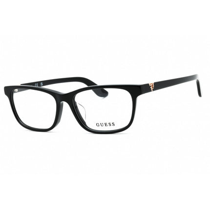 Guess Women's Eyeglasses - Rectangular Shape Shiny Black Acetate Frame | GU2961-D 001 ,