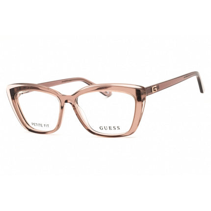 Guess Women's Eyeglasses - Cat Eye Shape Beige Acetate Full Rim Frame | GU2977 059 ,