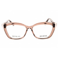 Guess Women's Eyeglasses - Cat Eye Shape Beige Acetate Full Rim Frame | GU2977 059 ,