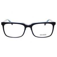 Guess Men's Eyeglasses - Rectangular Shape Blue Acetate Full Rim Frame | GU50063 092 ,