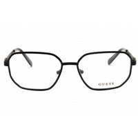 Guess Men's Eyeglasses - Oval Shape Matte Black Metal Full Rim Frame | GU50240 002 ,