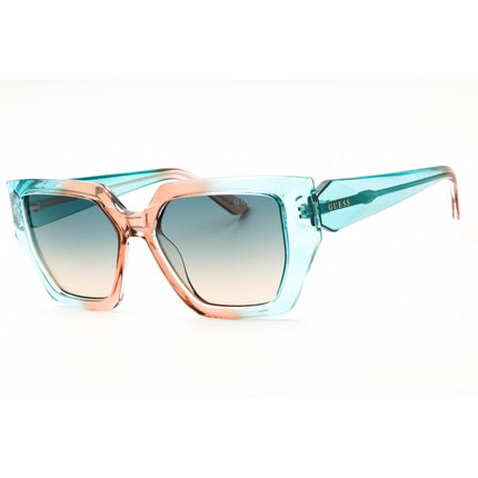 Guess Women's Sunglasses - Turquoise/Brown Injected Propionate Frame | GU7896 89P ,
