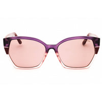 Guess Women's Sunglasses - Bordeaux/Purple/Pink Rectangular Shape Frame | GU7912 71Y ,