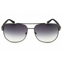 Guess Men's Sunglasses - Shiny Gunmetal Metal Navigator Full Rim Frame | GU00015 08C ,