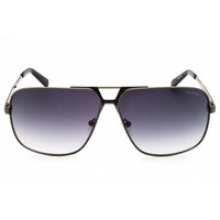 Guess Men's Sunglasses - Shiny Gunmetal Metal Navigator Full Rim Frame | GU00070 08B ,