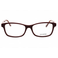 Guess Women's Eyeglasses - Shiny Bordeaux Acetate Cat Eye Full Rim Frame | GU2874 069 ,