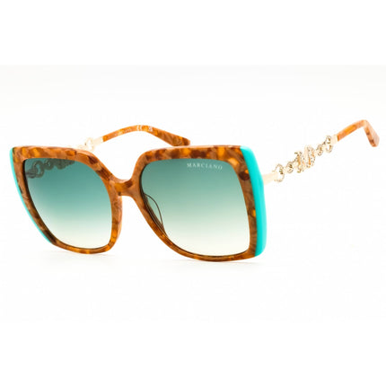Guess by Marciano Women's Sunglasses - Havana/Other Acetate Square Frame | GM00005 56P ,