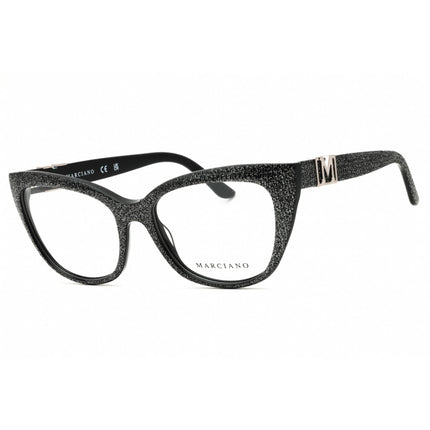 Guess by Marciano Women's Eyeglasses - Shiny Black Acetate Cat Eye Frame | GM50008 001 ,