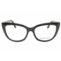 Guess by Marciano Women's Eyeglasses - Shiny Black Acetate Cat Eye Frame | GM50008 001 ,