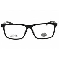 Harley Davidson Men's Eyeglasses - Shiny Black Rectangular Full Rim | HD00013 001 ,