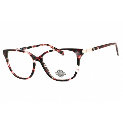 Harley Davidson Women's Eyeglasses - Bordeaux/Other Acetate Cat Eye Frame | HD0577 071 ,
