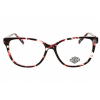 Harley Davidson Women's Eyeglasses - Bordeaux/Other Acetate Cat Eye Frame | HD0577 071 ,