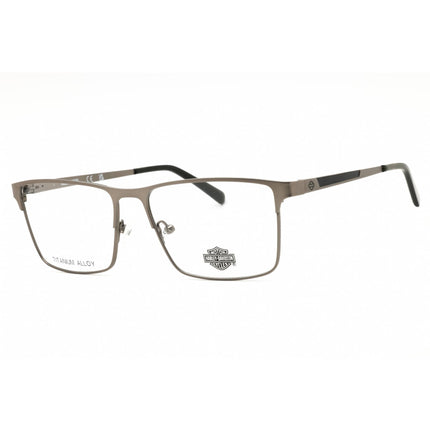 Harley Davidson Men's Eyeglasses - Matte Gunmetal Titanium Square Frame | HD50073 009 ,