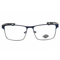 Harley Davidson Men's Eyeglasses - Matte Blue Metal Rectangular Frame | HD0880 091 ,