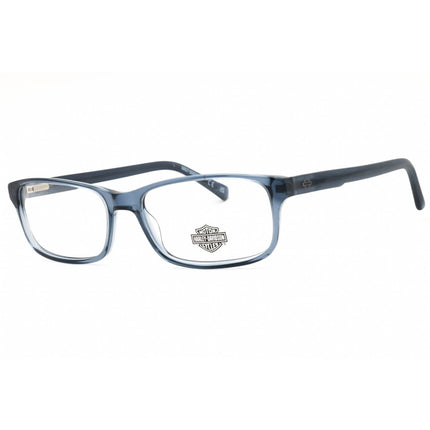 Harley Davidson Men's Eyeglasses - Shiny Light Blue Acetate Full Rim | HD50060 084 ,