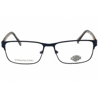 Harley Davidson Men's Eyeglasses - Matte Blue Acetate Rectangular Frame | HD50062 091 ,