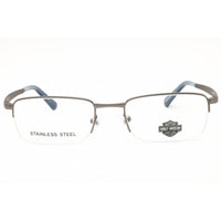 Harley Davidson Men's Eyeglasses - Matte Light Nickeltin Metal Frame | HD50098 011 ,
