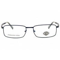 Harley Davidson Men's Eyeglasses - Matte Blue Metal Rectangular Frame | HD50099 091 ,