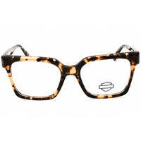 Harley Davidson Women's Eyeglasses - Blonde Havana Acetate Square Frame | HD50107 053 ,