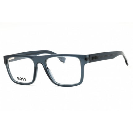 Hugo Boss Men's Eyeglasses - Blue Plastic Square Full Rim Frame | BOSS 1652 0PJP 00 ,