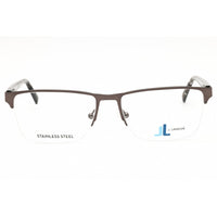 J. Landon Men's Eyeglasses - Matte Gunmetal Metal Rectangular Frame | JL50009 009 ,