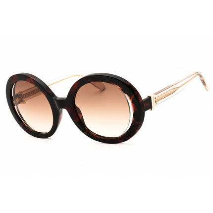 Just Cavalli Women's Sunglasses - Red Havana Acetate Full Rim Frame | SJC028 09JC ,