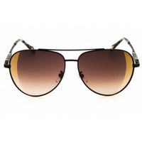 Just Cavalli Unisex Sunglasses - Black/Rose Gold Metal Full Rim Frame | SJC029 305G ,