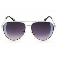 Just Cavalli Unisex Sunglasses - Aviator Palladium Sandblast Metal Frame | SJC029 589X ,