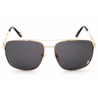 Just Cavalli Unisex Sunglasses - Rectangular Shape Rose Gold Metal Frame | SJC030 0349 ,