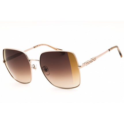 Just Cavalli Women's Sunglasses - Rectangular Rose Gold Metal Frame | SJC031 F86G ,