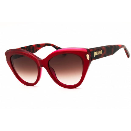 Just Cavalli Women's Sunglasses - Red Fuschia Acetate Full Rim Frame | SJC033 09RV ,