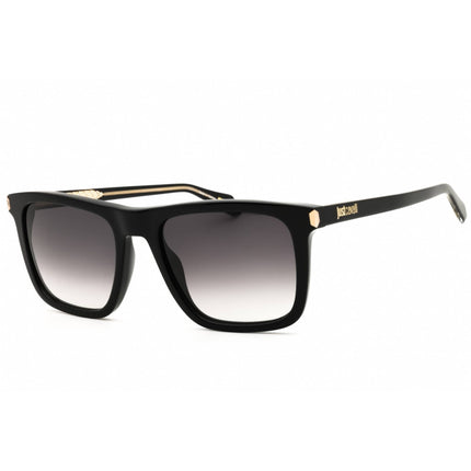 Just Cavalli Men's Sunglasses - Rectangular Shape Black Acetate Frame | SJC035 0700 ,