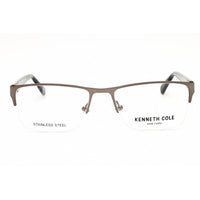 Kenneth Cole New York Men's Eyeglasses - Shiny Gunmetal Half Rim Frame | KC0313 008 ,