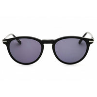 Lacoste Men's Sunglasses - Black Acetate Round Full Rim Frame Violet Lens | L6034S 001 ,