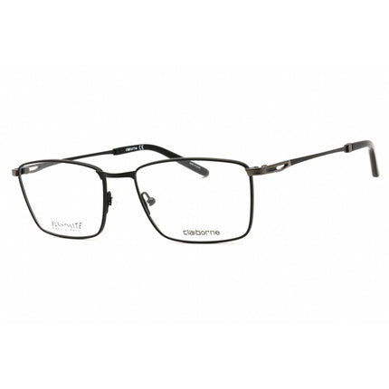 Liz Claiborne Men's Eyeglasses - Matte Black Metal Rectangular Frame | CB 267 0003 00 ,
