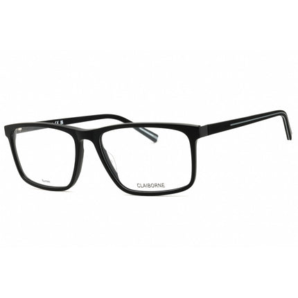 Liz Claiborne Men's Eyeglasses - Matte Black Plastic Square Full Rim | CB 322 0003 00 ,