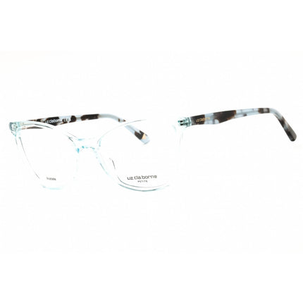 Liz Claiborne Women's Eyeglasses - Turquoise Crystal Acetate Cat Eye | L 474 02Z2 00 ,