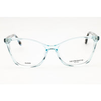 Liz Claiborne Women's Eyeglasses - Turquoise Crystal Acetate Cat Eye | L 474 02Z2 00 ,