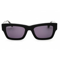 Max & Co Women's Sunglasses - Rectangular Shiny Black Acetate Frame | MO0081 01A ,