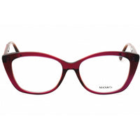 Max & Co Women's Eyeglasses - Cat Eye Bordeaux Acetate Full Rim Frame | MO5016 071 ,