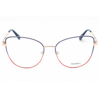Max & Co Women's Eyeglasses - Cat Eye Shape Shiny Rose Gold Metal Frame | MO5018 028 ,