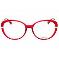 Max & Co Women's Eyeglasses - Oval Shiny Red Injected Propionate Frame | MO5112 066 ,
